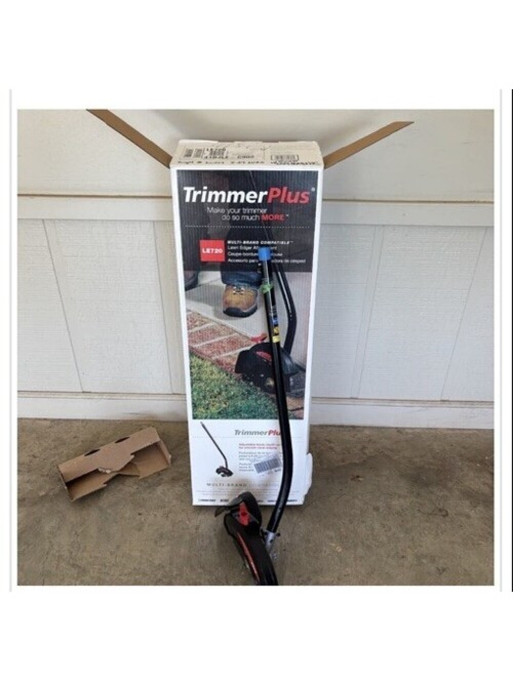 TrimmerPlus LE720 Battery Weed Trimmer Edger Attachment Multi-Brand, Open Box